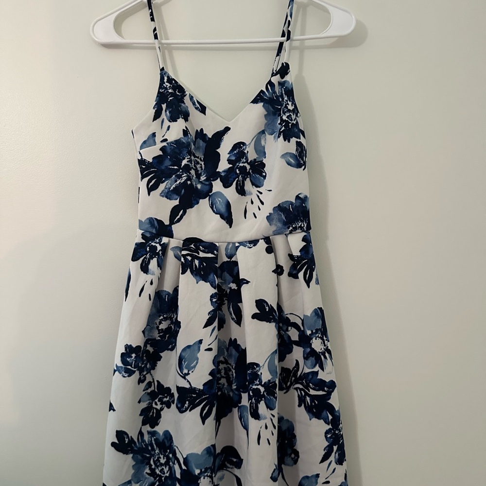 Floral Spaghetti Strap Dress